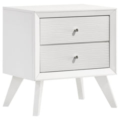 Janelle 4-piece Eastern King Bedroom Set White - 223651KE-S4