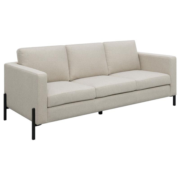 Tilly Upholstered Track Arm Sofa Oatmeal - 509901