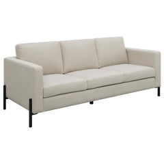 Tilly Upholstered Track Arm Sofa Oatmeal - 509901
