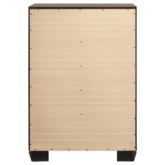 Kauffman 5-drawer Chest Washed Taupe - 204195