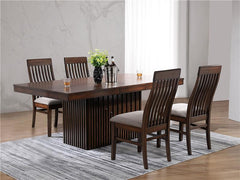 Briarwood 5-piece Rectangular Dining Set with Removable Extension Leaf Mango Oak - 182991-S5