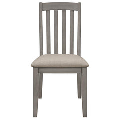 Nogales Slat Back Side Chairs Coastal Grey (Set of 2) - 109812