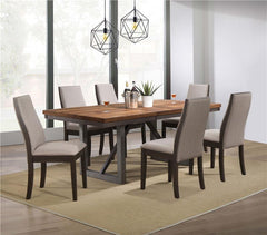 Spring Creek Dining Table with Extension Leaf Natural Walnut - 106581