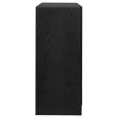 Miranda 7-drawer Dresser Black and Rhinestone - 206363