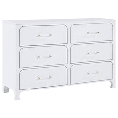 Anastasia 4-piece Queen Bedroom Set Pearl White - 224751Q-S4