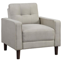 Bowen 3-piece Upholstered Track Arm Tufted Sofa Set Beige - 506785-S3