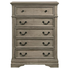Manchester 5-drawer Bedroom Chest Wheat Brown - 222895