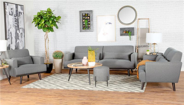 Blake Upholstered Track Arm Sofa Sharkskin - 511121