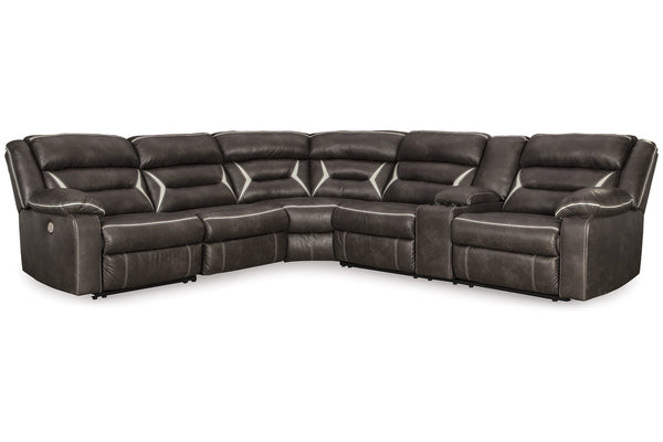 Kincord 4-Piece Power Reclining Sectional - 13104S3