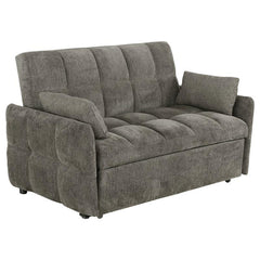 Cotswold Upholstered Convertible Sleeper Sofa Bed Dark Grey - 508308