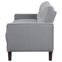 Bowen Upholstered Track Arm Tufted Sofa Grey - 506781