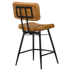Partridge Upholstered Counter Height Stools with Footrest (Set of 2) - 110649