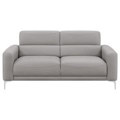 Glenmark 3-piece Upholstered Track Arm Sofa Set Taupe - 509731-S3