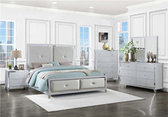 Larue Wood Queen Panel Bed Silver - 224491Q