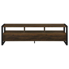 James 3-drawer Engineered Wood 71" TV Stand Dark Pine - 704283
