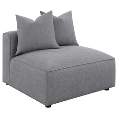 Jennifer 6-piece Upholstered Modular Sectional Grey - 551594-SET