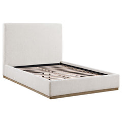 Knox Upholstered EASTERN KING Panel Bed Cream - 302053KE