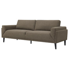 Rilynn Upholstered Track Arm Sofa Brown - 509521