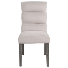 Carla Upholstered Dining Side Chair Stone (Set of 2) - 106683