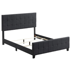 Fairfield Upholstered Queen Panel Bed Dark Grey - 305953Q