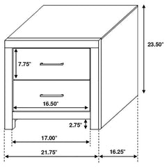 Brantford 5-piece Queen Bedroom Set Barrel Oak - 207040Q-S5