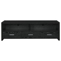 Alton 3-drawer Engineered Wood 62" TV Stand Black Oak - 700645
