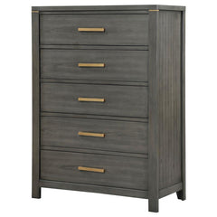 Kieran 5-drawer Bedroom Chest Grey - 224745