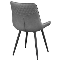 Brassie Upholstered Side Chairs Grey (Set of 2) - 110272