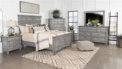 Avenue 5-piece Queen Bedroom Set Weathered Grey - 224031Q-S5
