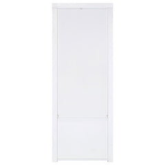 Jude 3-shelf Engineered Wood Media Tower High Gloss White - 704254