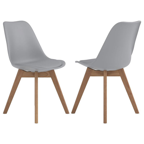 Caballo Upholstered Side Chairs Grey (Set of 2) - 110132