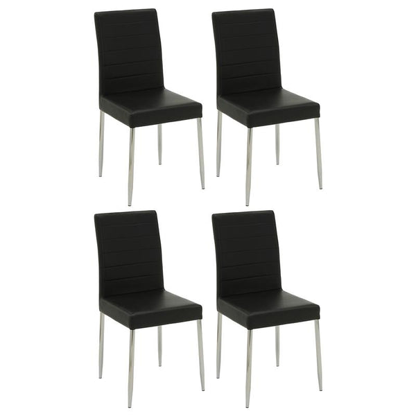 Maston Upholstered Dining Chairs Black (Set of 4) - 120767BLK
