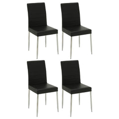 Maston Upholstered Dining Chairs Black (Set of 4) - 120767BLK
