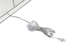 Marilyn Pedestal Rectangle Glass Top Dining Table Mirror - 115571N