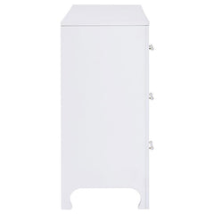 Anastasia 6-drawer Dresser Pearl White - 224753