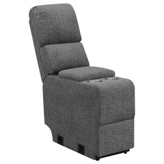 Bahrain Upholstered Motion Loveseat Charcoal - 609542