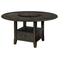Twyla 5-piece Round Dining Set Dark Cocoa and Cream - 115101-S5