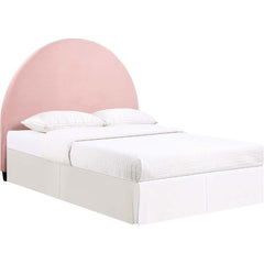 June Upholstered Queen or Full Panel Headboard Blush - 315927QF