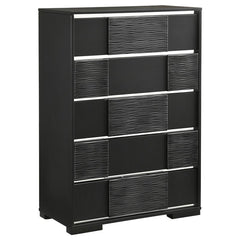 Blacktoft 5-piece Queen Bedroom Set Black - 207101Q-S5