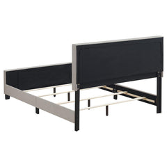 Fairfield Upholstered Eastern King Panel Bed Beige - 305952KE