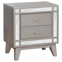Leighton 5-piece Full Bedroom Set Metallic Mercury - 204921F-S5