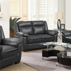 Arabella Upholstered Padded Arm Loveseat Grey - 506592