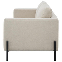 Tilly Upholstered Track Arm Loveseat Oatmeal - 509902