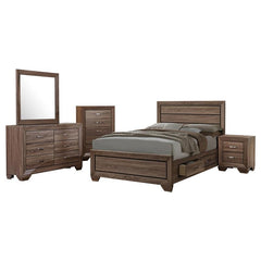 Kauffman 5-piece Queen Bedroom Set Washed Taupe - 204190Q-S5