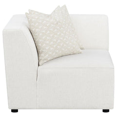 Freddie Upholstered Corner Chair Pearl - 551642
