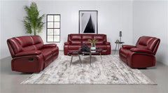 Camila Upholstered Glider Recliner Chair Red - 610243