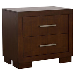 Jessica 4-piece California King Bedroom Set Cappuccino - 200719KW-S4