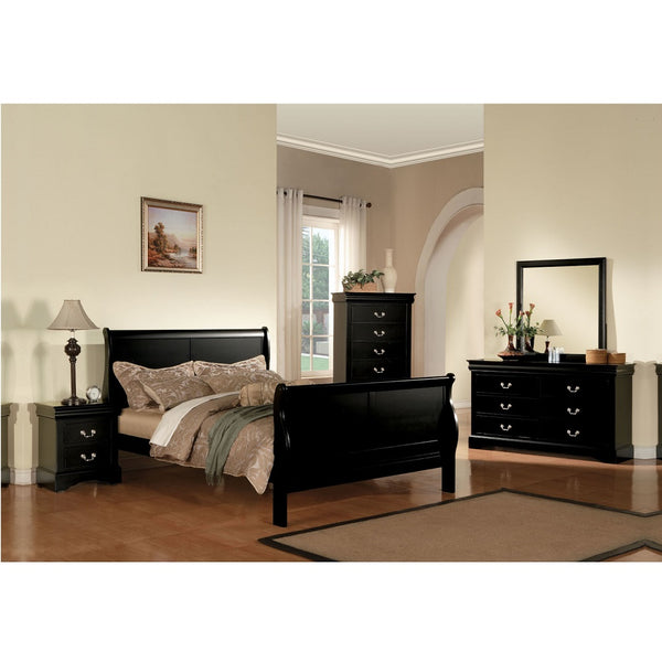 Louis Philippe III Queen Bed