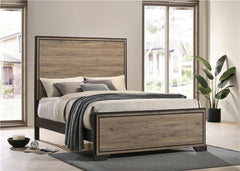 Baker Wood Queen Panel Bed Light Taupe - 224461Q