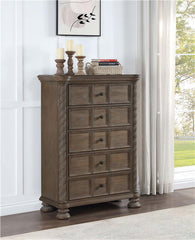 Emmett 5-drawer Bedroom Chest Walnut - 224445
